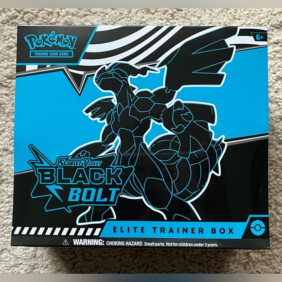 Pokemon Other - 🆕 Scarlet Violet Black Bolt Elite Trainer Box ETB New Sealed Pokemon Trading